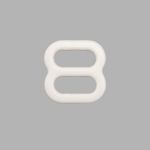 Рамки-регуляторы для бюстгальтера пластик 6.0 мм, 004 приглушенный белый, SF-0A-1, Arta, 50 шт