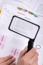 Лупа 10х5 см (ув.х2) + ⌀2 см (ув.х4), Gamma SS-132