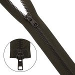 Молния трактор Arta Т6 (6 мм) 2 зам., разъем., 65 см, 068 т.коричневый, 5 шт