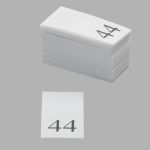 Этикетка-размерник, белый, 10х20 мм, 100 шт, 44