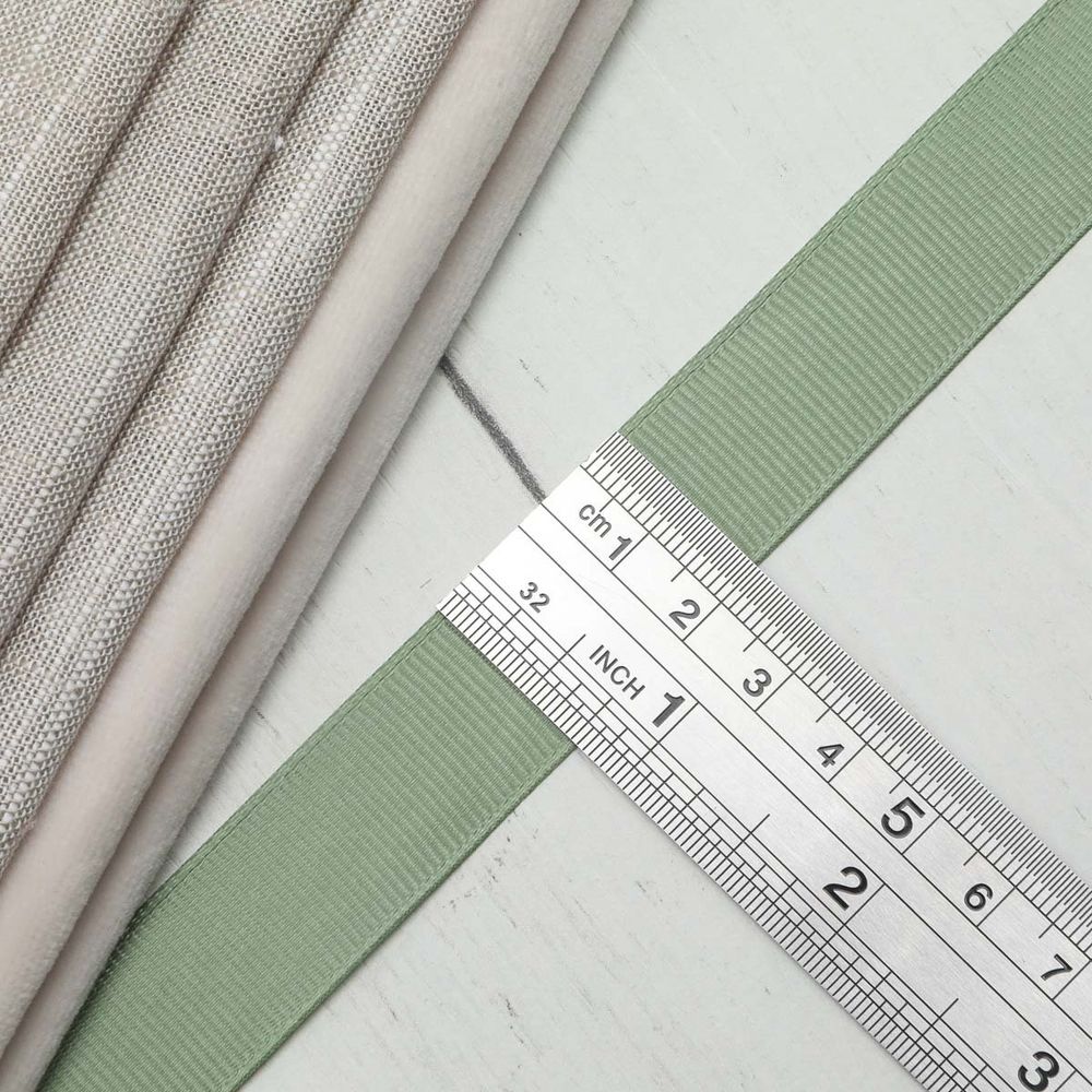 Лента репсовая (в рубчик) 20.0 мм, 103 шалфей, уп.18,28 м