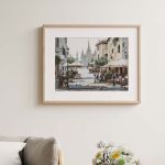 Набор для вышивания нитками Luca-S, Кафедральный собор Барселоны, 47х31см