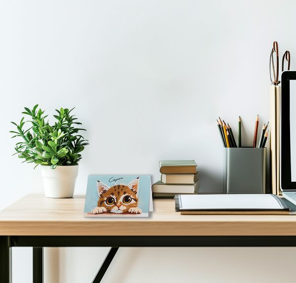 Кристальная (алмазная) мозаика Фрея ALVO-610, открытка, Скучаю, 14.8х10.5 см