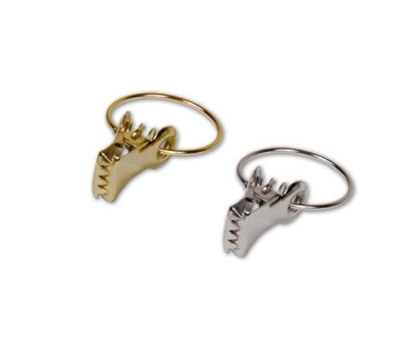 Зажим для штор 27 мм (⌀27 мм), с кольцом, 20 шт, золото, Blitz CL-008