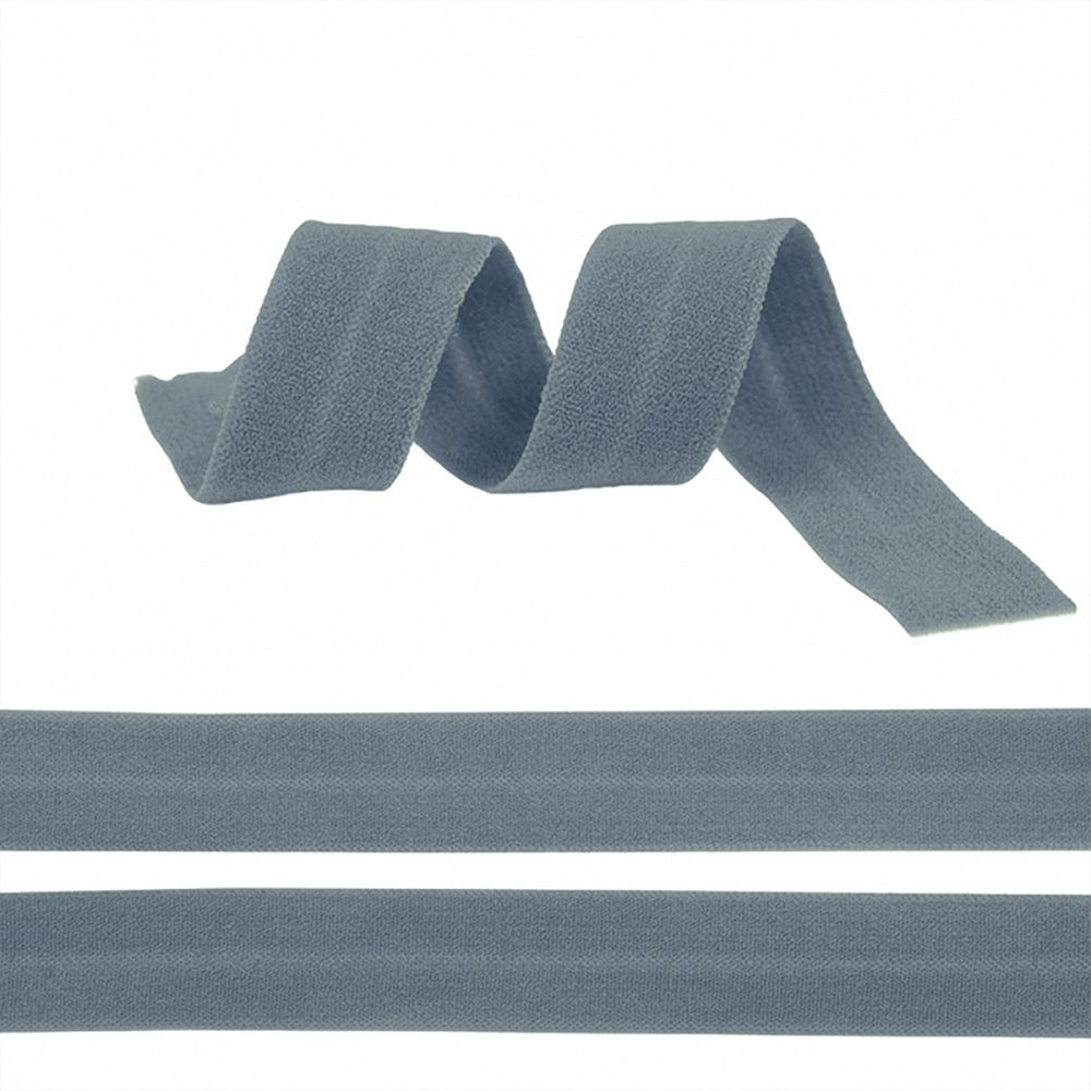 Резинка бельевая (окантовочная) матовая 20.0 мм / 50 метров, ROM.20316 F316 серый