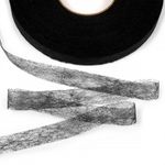 Паутинка клеевая 10 мм / 25 рол. по 100 м, черный 23 г/м², Ideal