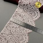 Кружево эластичное (стрейч) 110 мм, 40992PP цв.розовый, 3 метра, Kruzhevo