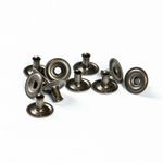 Часть кнопки Альфа (S-образная) ⌀11 мм (D-часть), 5/12 пруж. латунь, 100 шт, S090508, BIG