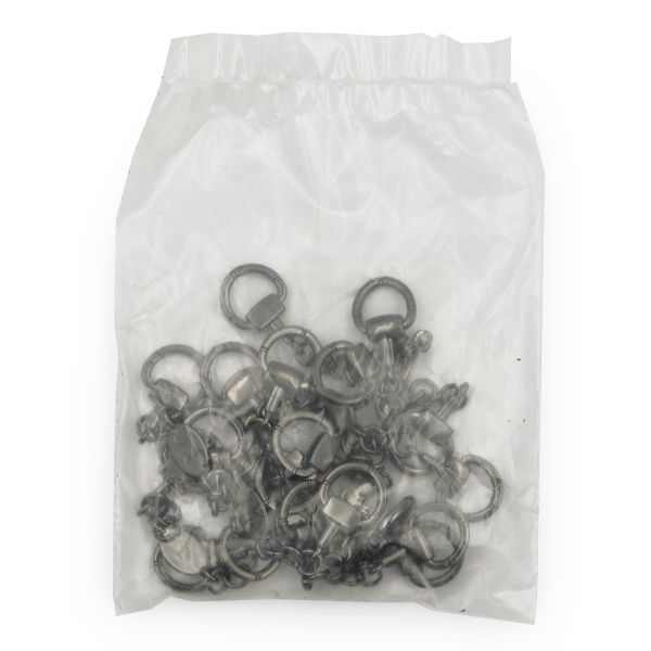 Вешалка-цепочка для одежды 80х14 мм, металл, чер.никель, 10 шт, ГД15092