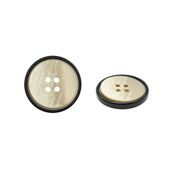 Пуговицы 4 прокола 40L (25мм), (Beige (бежевый)), 24 шт