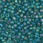 Бисер Astra&Craft 11/0 (2.1 мм), 500 г, цв. 181А бирюза/прозрачный, радужный