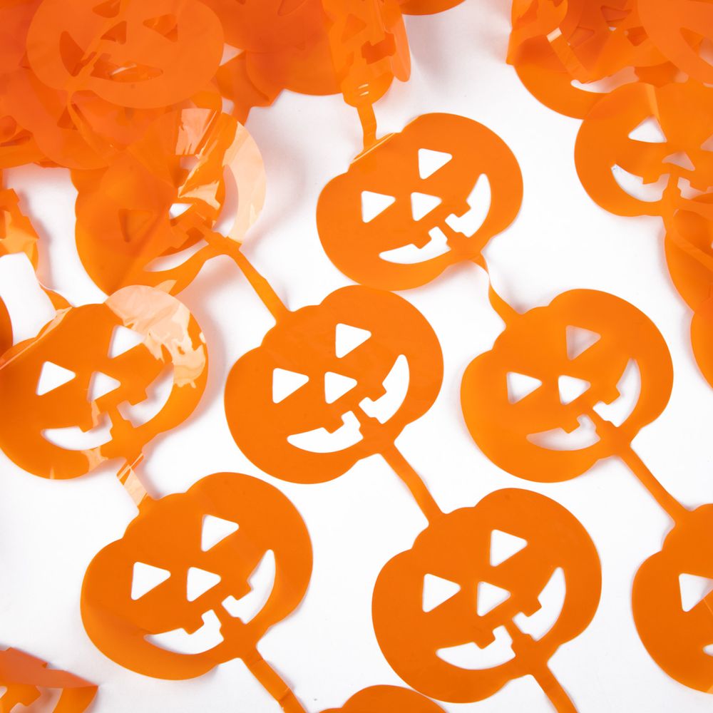 Занавес Дождик 100х200 см, 02_оранжевые тыквы, Boomzee GBZ-14