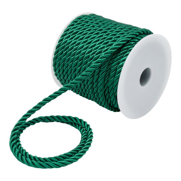 Шнур витой 5мм / 18,29м, 144 изумрудный, 1AS-168