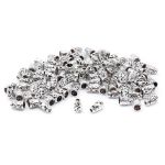 Наконечник для шнура металл колокол ⌀4/7 мм, 14,5х9 мм, никель, 100 шт