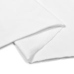 Футер 2-нитка петля гладкокрашеный, 230 г/м², 74% х/б, 21% п/э, 5% эласт, 180 см, цв. белый, 6м /TOS/