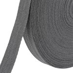 Тесьма (лента) киперная (100 х/б) 20 мм / 45.72 метра, 63 темно-серый, 6190-2026