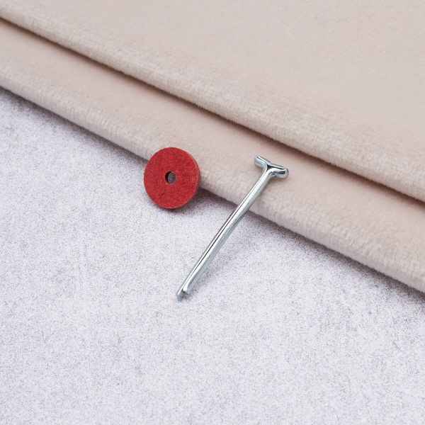 Набор креплений фибра № 9 для игрушек, упак.: 10 дисков 9 мм, 5 Т-образных шплинтов 1,6 см, 23531