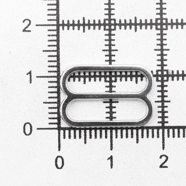 Рамки-регуляторы для бюстгальтера металл 15.0 мм, никель, ГМХ3435, 50 шт