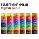 Краска акварель набор 36 цв, Vista-Artista VAWS-36
