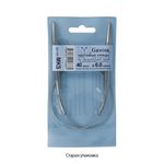 Спицы круговые металл ⌀6,0 мм, 40 см, с металлической леской, Gamma MKS