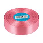Лента атласная 1-сторонняя 25.0 мм / 33±2 метра, 069 т.розовый, Gamma