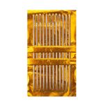 Иглы ручные для переплетных работ 3 (1/2"), 12 шт, Pony