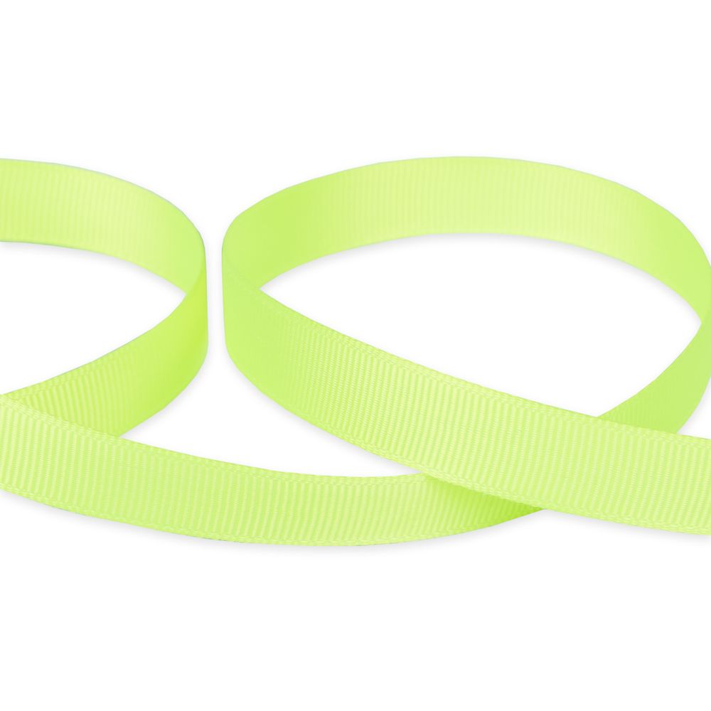 Лента репсовая (в рубчик) 12.0 мм / 45.5 метров, 013 лайм, Gamma GR-12
