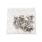 Винт кобурный металл ⌀7,5 мм никель мет, 20 шт