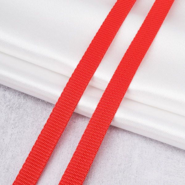 Стропа (ременная лента) 15 мм / 50 метров, 9.6 г/м, ГР, 53 красный, 79-20015