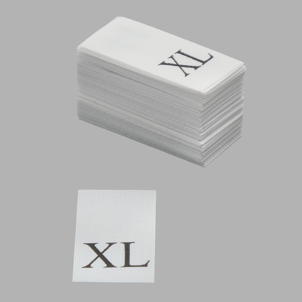 Этикетка-размерник, белый, 10х20 мм, 100 шт, XL