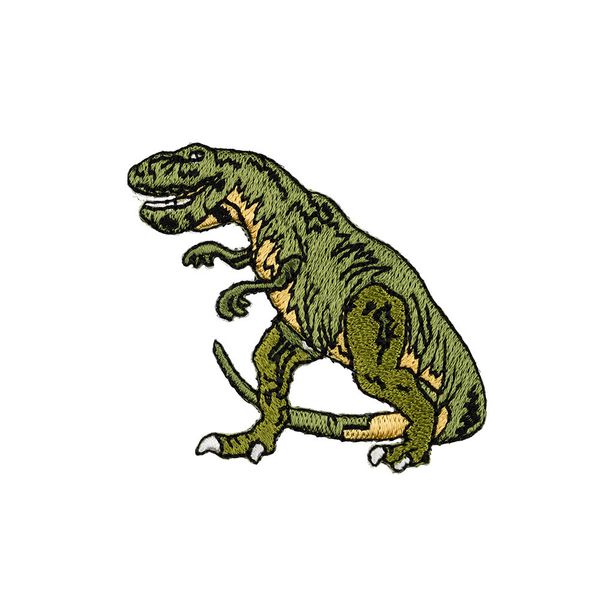 Термоаппликация №37/5, 5 шт, №1224 динозавр 7.2х4.9 см, Gamma