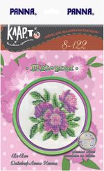 Набор для вышивания бисером Klart, Пионы, 12х12 см