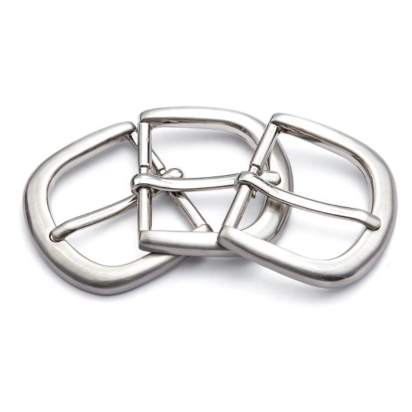 Пряжка ременная металл 35 мм (T.Silver) MR121, 3 шт