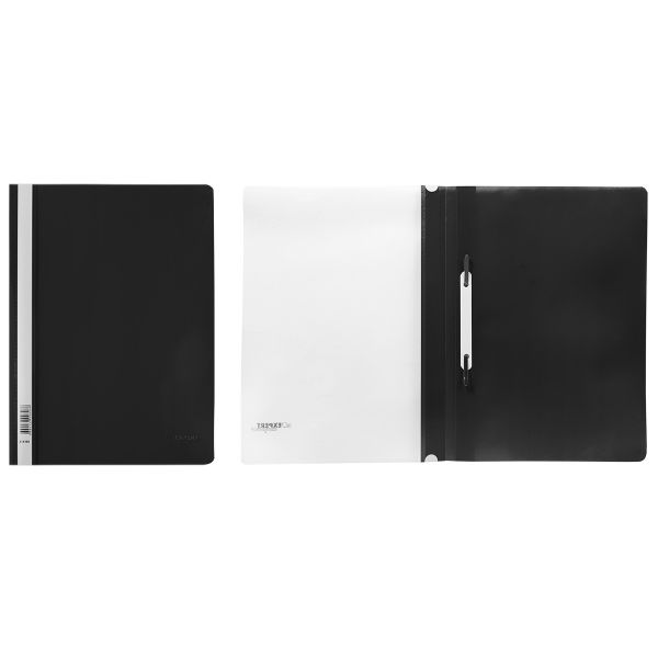 Папка-скоросшиватель A4 140/180 мкм волокно, 20 шт, черный 214181, Expert Complete