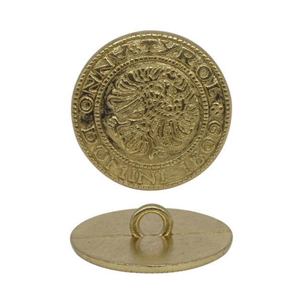 Пуговицы на ножке 20 мм, золот. 