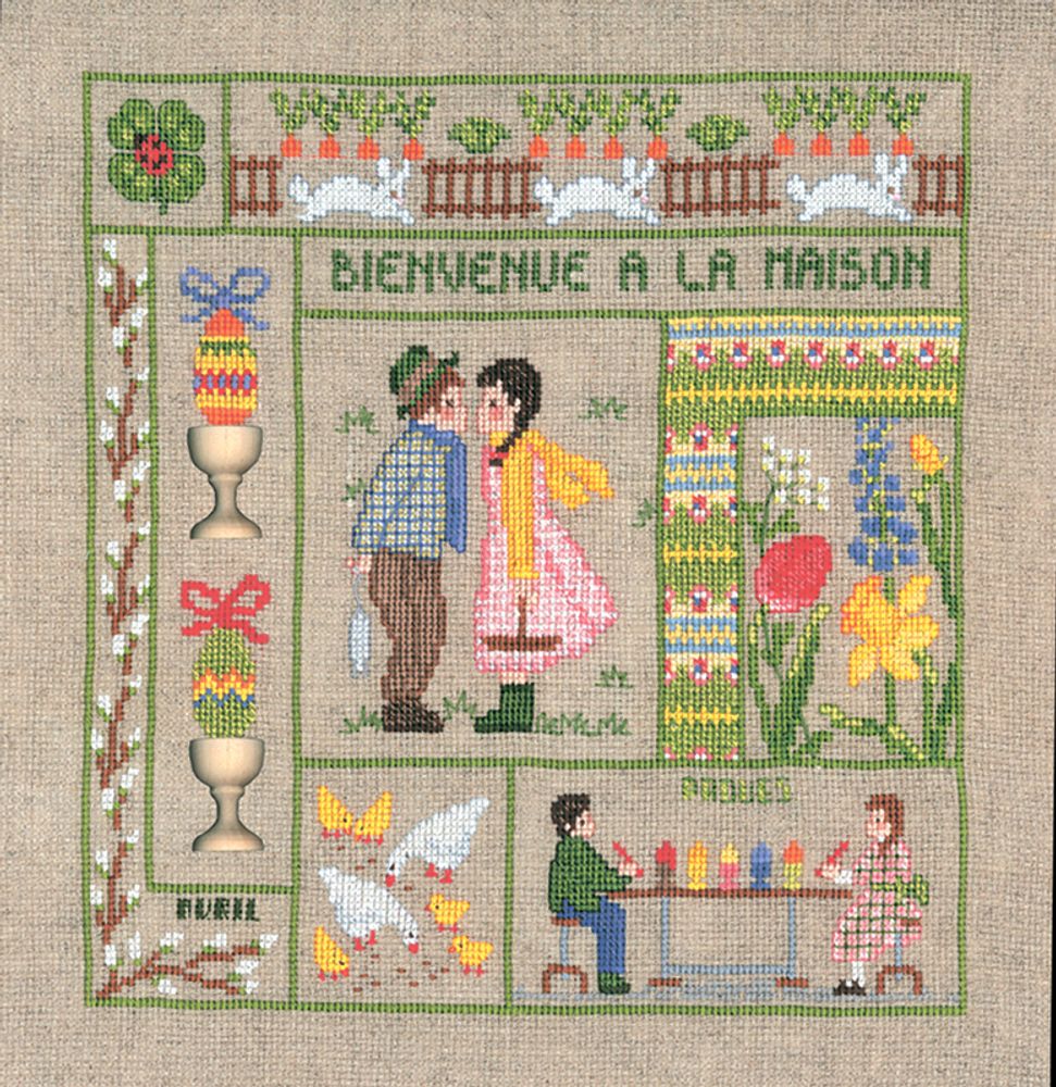 Le Bonheur des Dames, Bienvenue Avril (Добро пожаловать, апрель), 21х23 см /TOS/