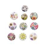 Украшения декоративные пуговицы деревянные Цветочки-лепесточки №6, 15-18 мм, 100 шт