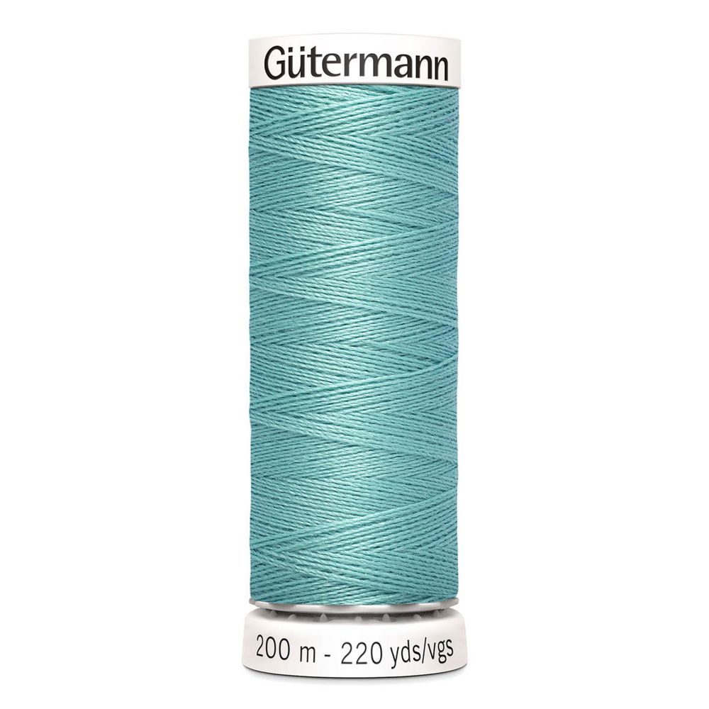 Нитки универсальные Gutermann Sew-all 100 (200 метров), 5 кат. | 924 аквамариновый нейтральный
