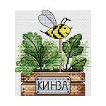 Набор для вышивания МП Студия Кинза 9х10см, М-638