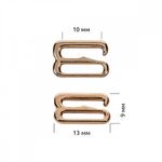 Крючки для купальника металл 10.0 мм, 910.SW цв.золото, уп.100 шт