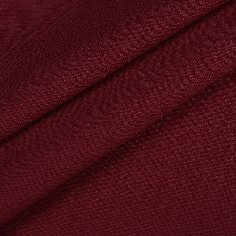 Льняная ткань 200 г/м², 140 см / 20 метров, TBY.Li.1009.39, цв.39 бордо