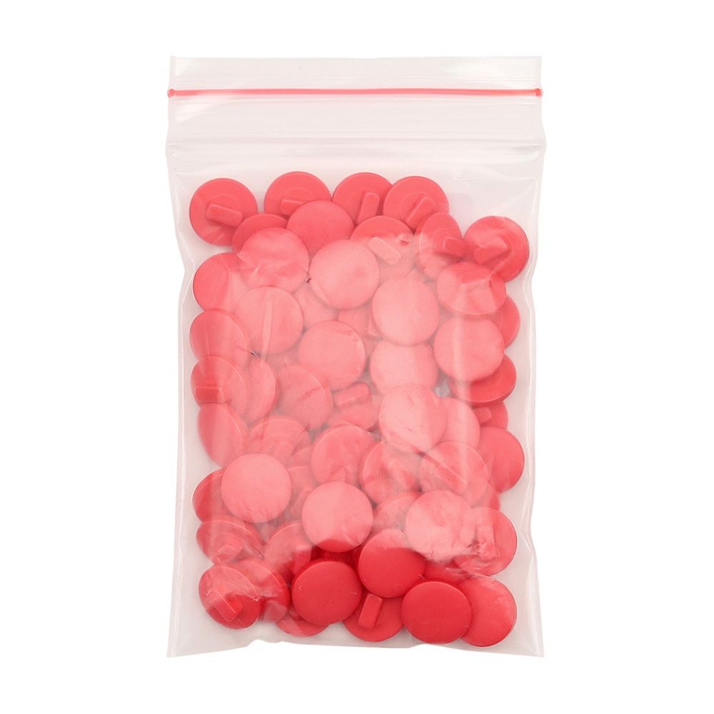 Пуговицы на ножке 18L (11мм), пластик (Coral (коралловый)), NE68, 72 шт