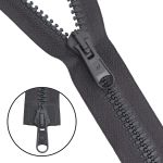 Молния трактор Arta Т8 (8 мм) 2 зам., разъем., 75 см, цв. 123 графит, уп.5 шт