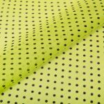 Ткань блузочная Chiffon 68 г/м², 200х147 см, 20 салатовый/ черный, Gamma PC-05