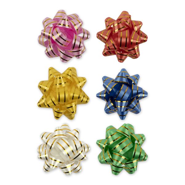 Подарочный бант 5 см, 54 шт, ассорти, Stilerra BOWS-5MS