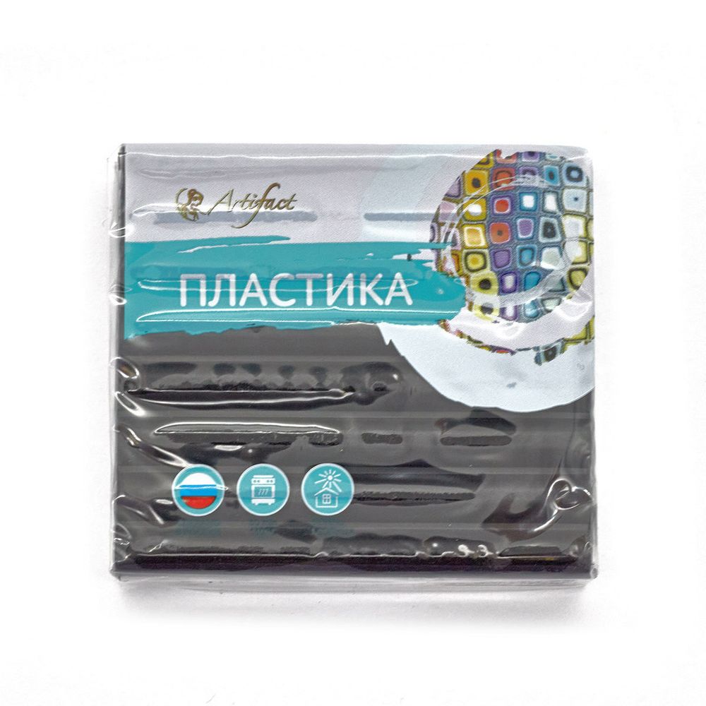 Полимерная глина Artifact, цв.191 классический черный, 56 г