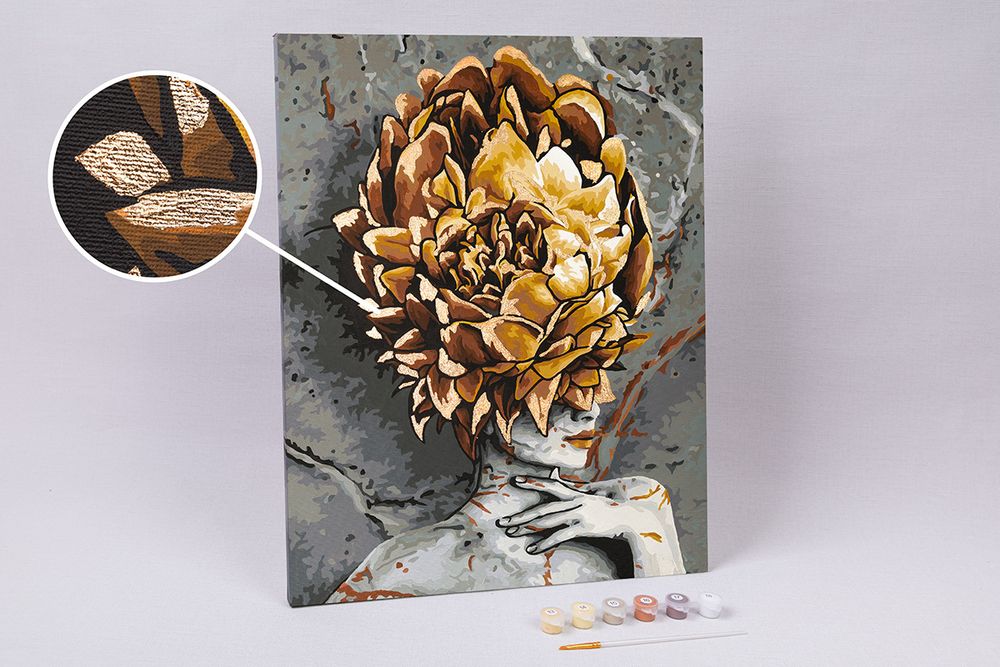 Картина по номерам Фрея, с поталью Высокая мода, 50х40 см