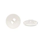 Пуговицы 2 прокола 32L (20мм) (Clear (прозрачный)), 36 шт