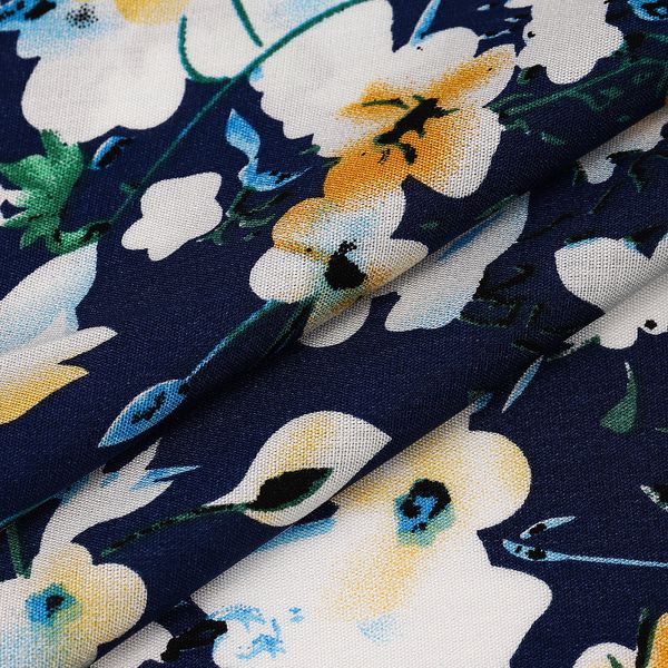 Штапель 90 г/м², 145 см / 2 метра, TBY Vi-E1756-3 цв.E1756-3