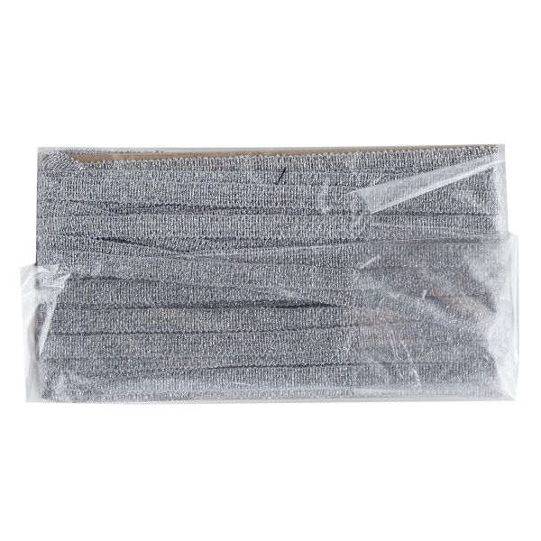 Тесьма 10мм / 16м (серебро), 1210